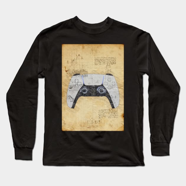 Gaming Controller Long Sleeve T-Shirt by Durro